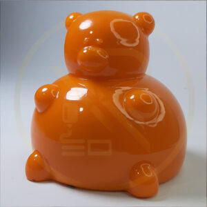 بیس قالب سازی خرس برای شمع سازی طراحی و توسط پرینتر های سه بعدی تولیده شده اند
