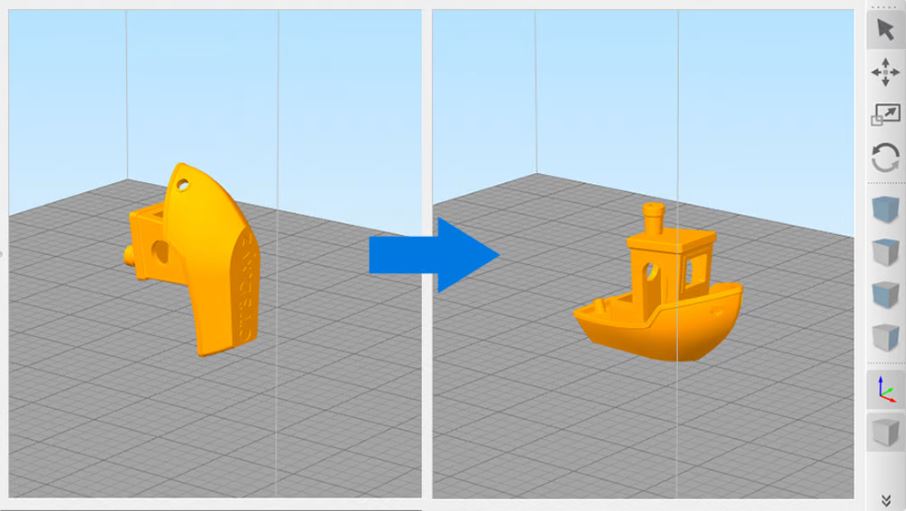 نحوه‌ی قرار داد مدل در اسلایسر simplify 3D