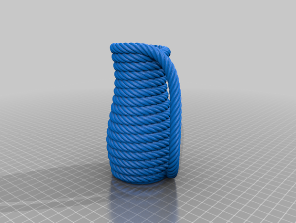 Coiled Rope Vase