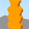 مدل سه بعدی شمع دیوار موجی(STL)