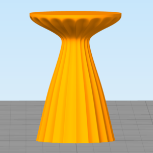 مدل سه بعدی پایه نگهدارنده شمع کد 017