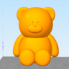 مدل سه بعدی خرس نشسته کد 01(STL)