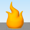 مدل سه بعدی شمع آتش (STL)