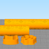 مدل سه بعدی مجموعه کاتر و رولر کیک (STL)
