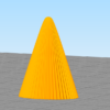 مدل سه بعدی شمع مخروطی کد03 (STL)