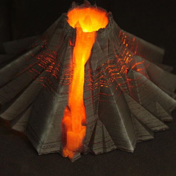 مدل سه بعدی آتشفشان (stl)