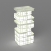 مدل سه بعدی ماکت ساختمان مدرن (STL)