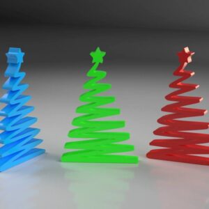 مدل سه بعدی درخت کریسمس فانتزی کد1 (STL)