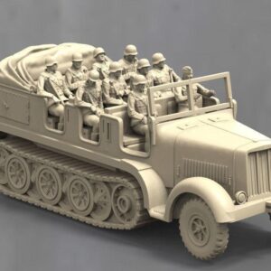 مدل سه بعدی ماکت ماشین و سربازهای نازی (stl)
