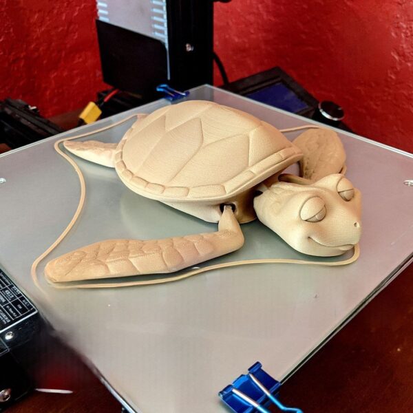 مدل سه بعدی لاکپشت متحرک (stl)