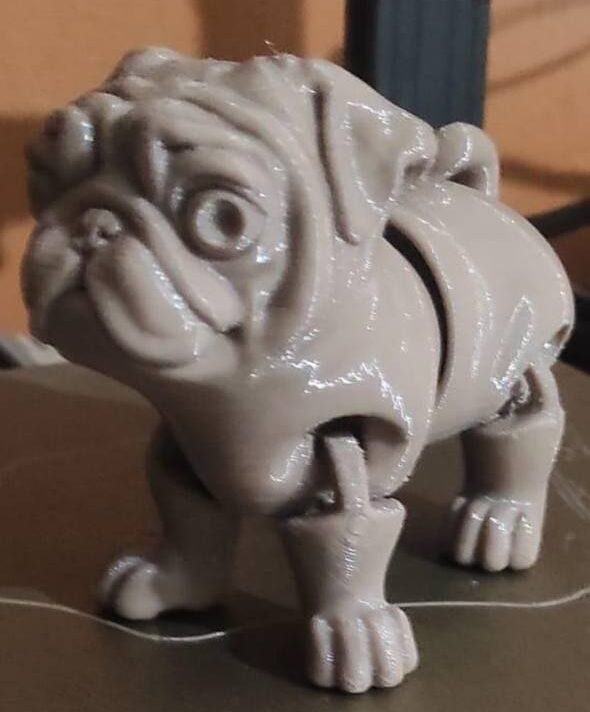 مدل سه بعدی سگ stl) pug)