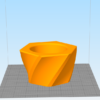 مدل سه بعدی گلدان مارپیچ (STL)