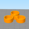 مدل سه بعدی جاوارمر سه تایی ساده (STL)