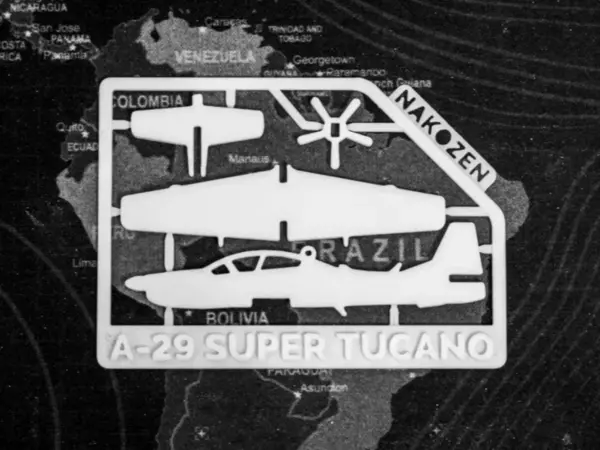 ماکت هواپیما مدل کارتی A-29 Super Tucano
