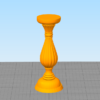 مدل سه بعدی پایه شمع طرح کلاسیک کد01 (STL)