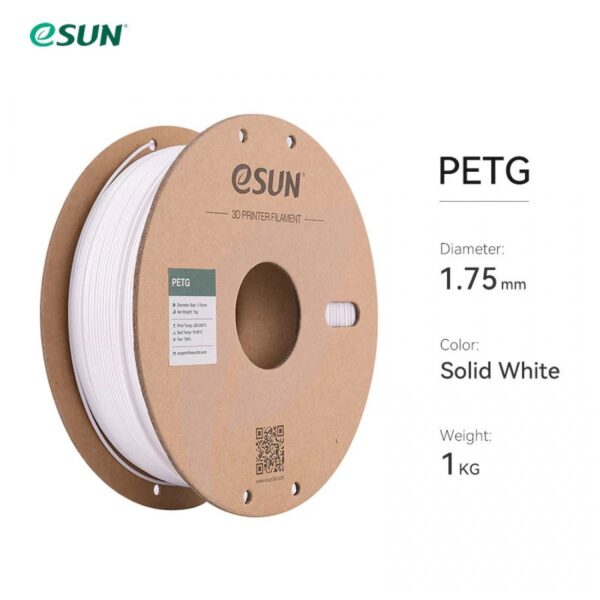 eSUN PETG 3D Filament white 01 1100x1100 1